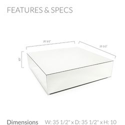 Coffee Table All Mirror