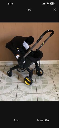 DOONA INFANT TRAVEL SYSTEM STROLLER CAR SEAT AND BASE!!!!