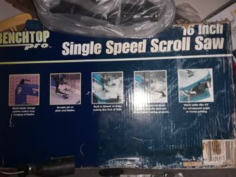 Single scroll saw
