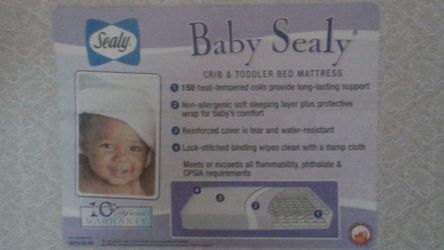 BABY SEALY CRIB OR TODDLER BED MATRESS