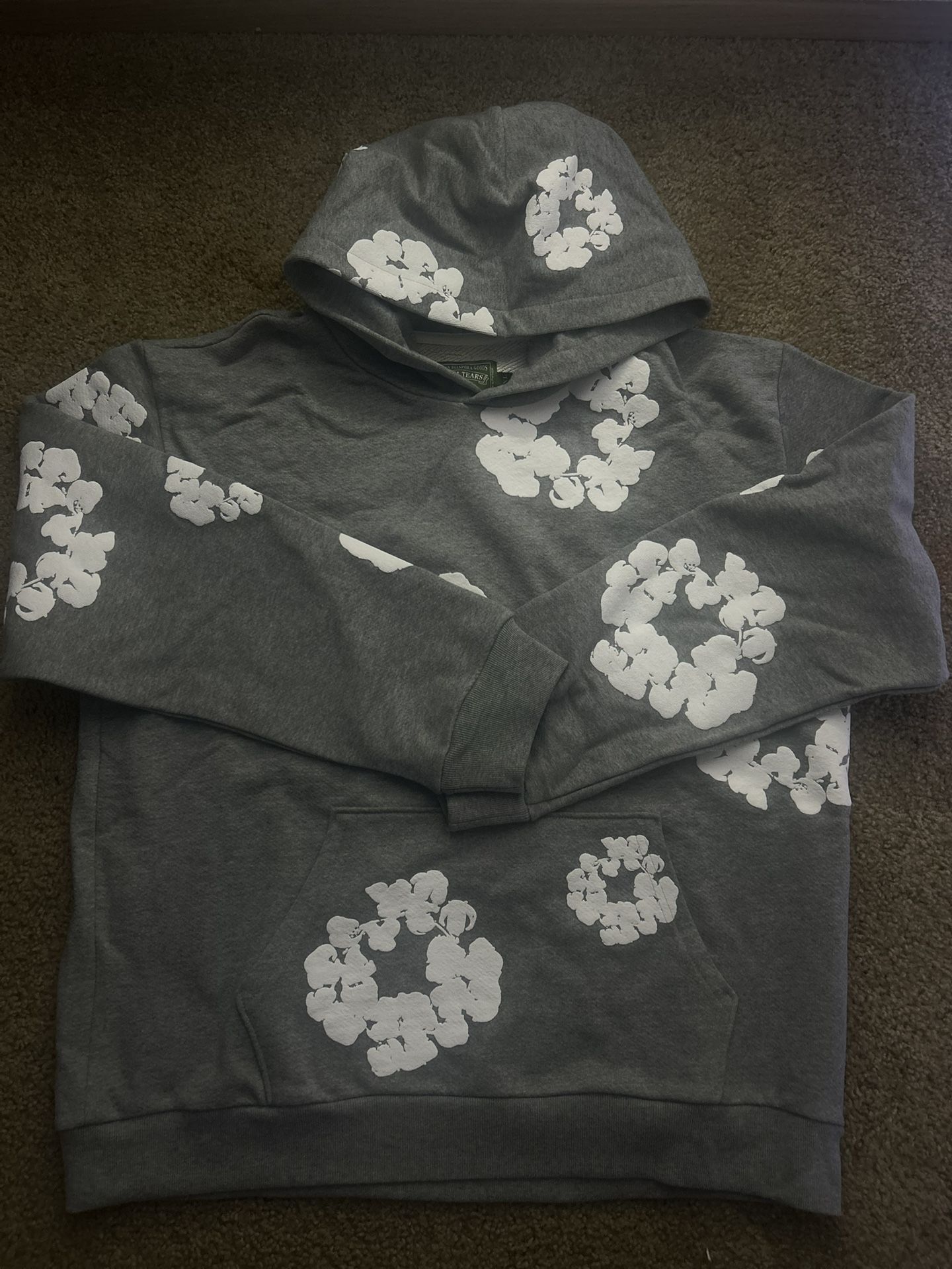XL denim tear hoodie 
