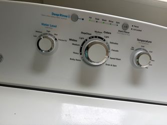 GE Top Load Washing Machine and Armana dryer