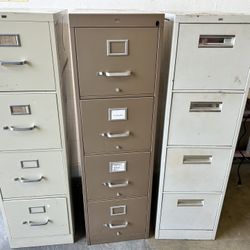 Metal File Cabinets Different Colors And Sizes 