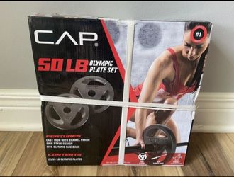 New 50lb weight plates / Discos De Pesas 50 libras