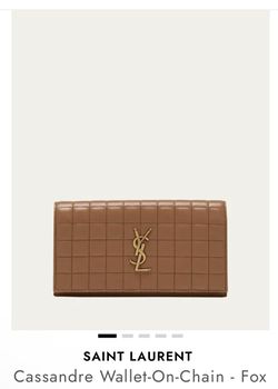 Saint Laurent Wallet On chain