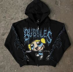 Civil regime bubbles boxy zip up