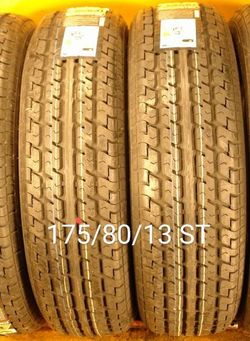 175/80/13 For Sale 4 New Tires ST Trailer We Service Motorcycle Tires