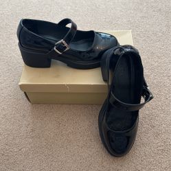 Black Mary Jane ASOS shoes With Heel