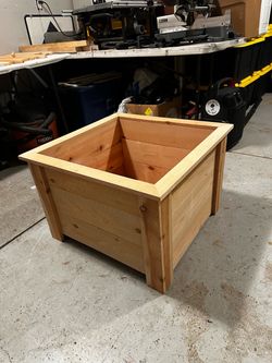 Handmade Cedar Wood Planter Box
