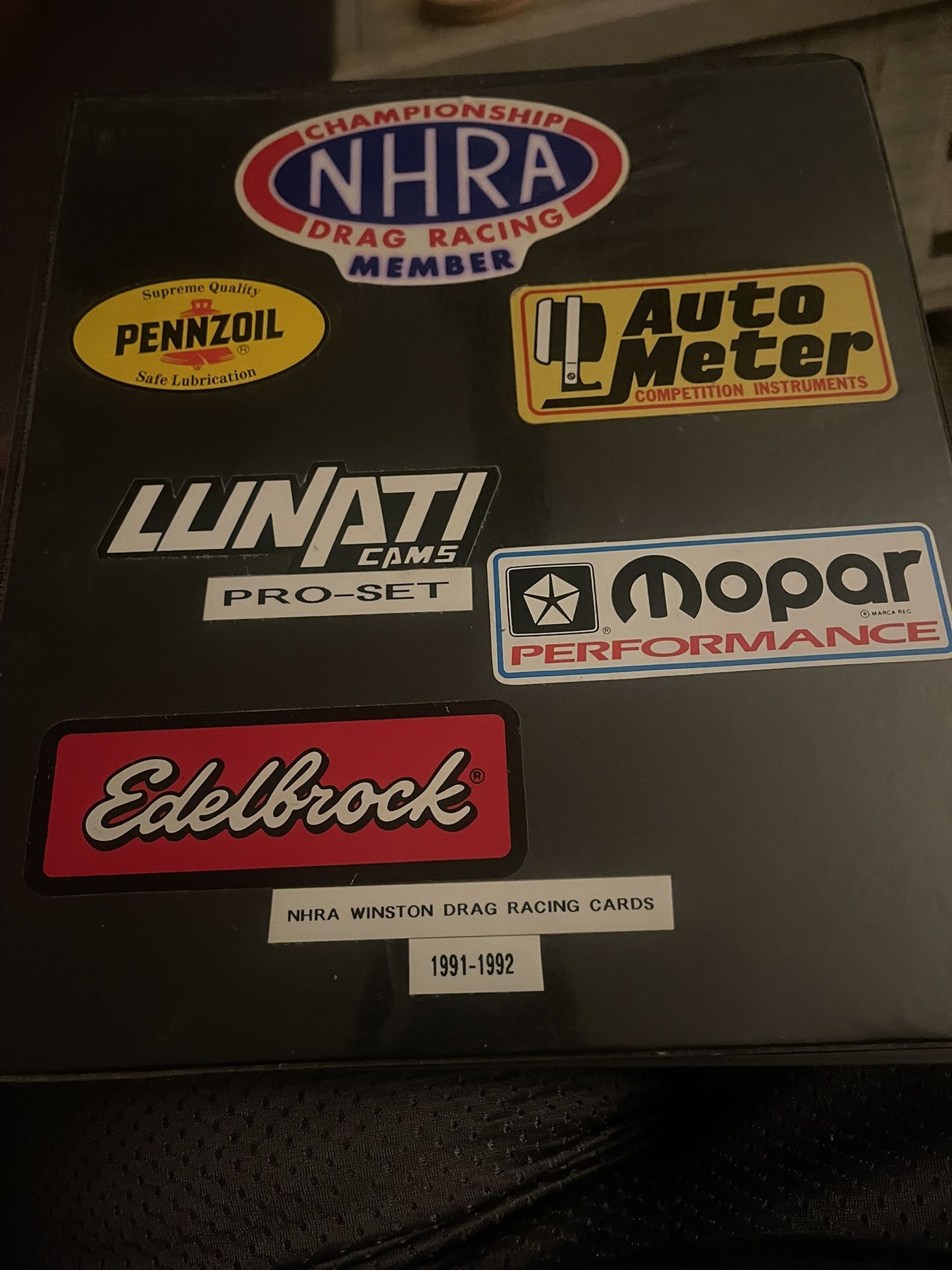 NHRA Winston Drag Racing Cards