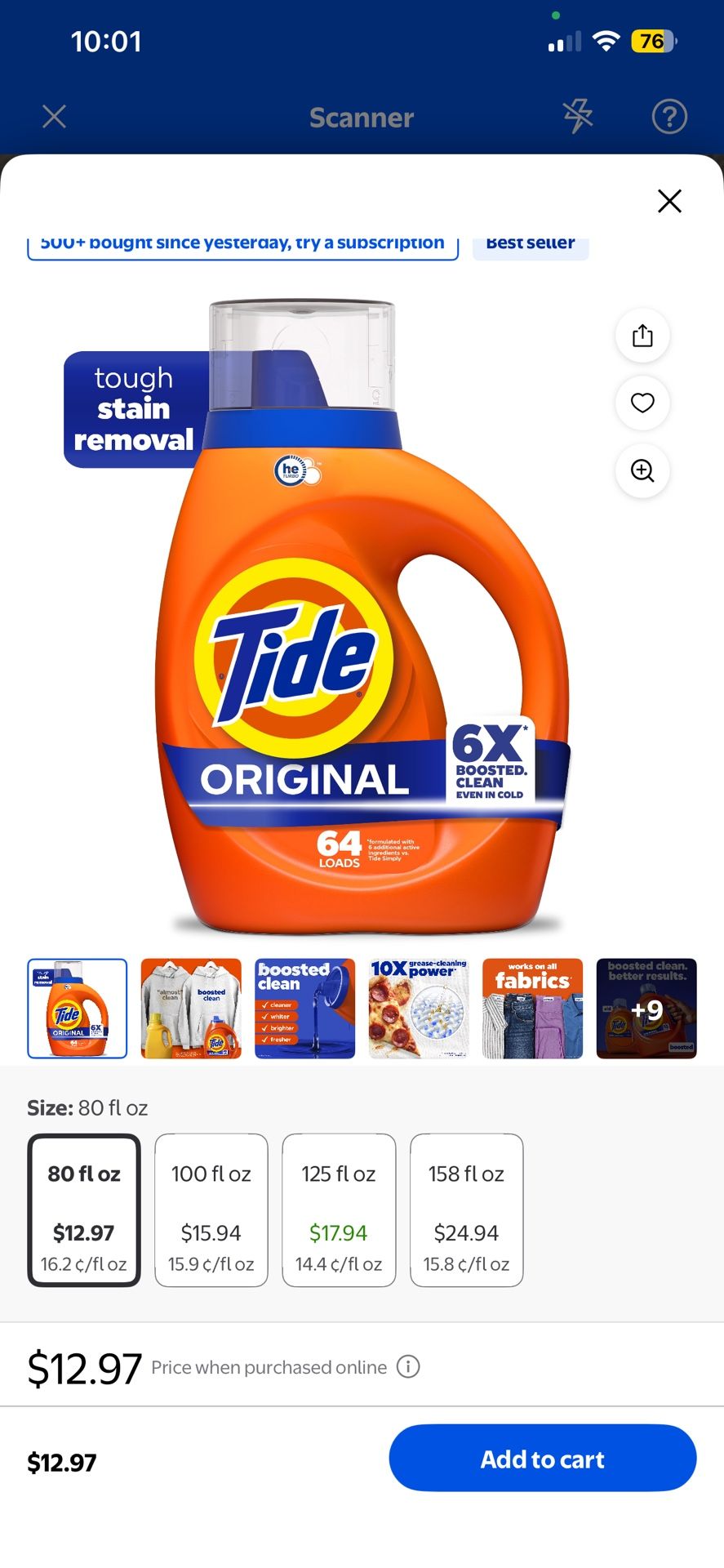 Detergent Brand New Different Prices