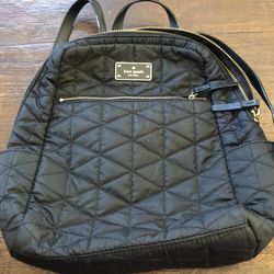 Kate Spade Small Black Backpack/Purse