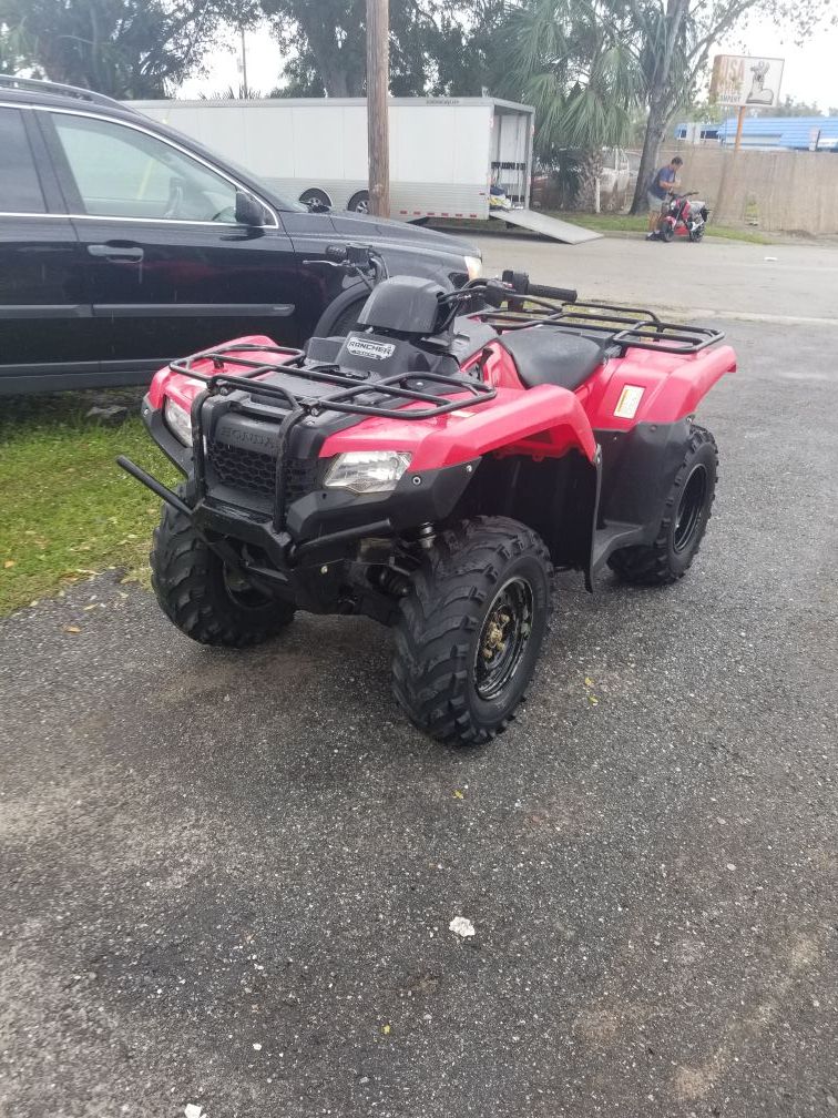 2014 Honda foreman 420 4×4