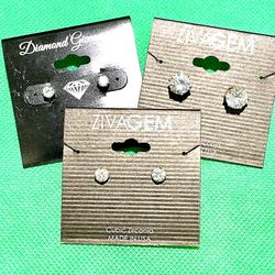 14k CZ Earrings 