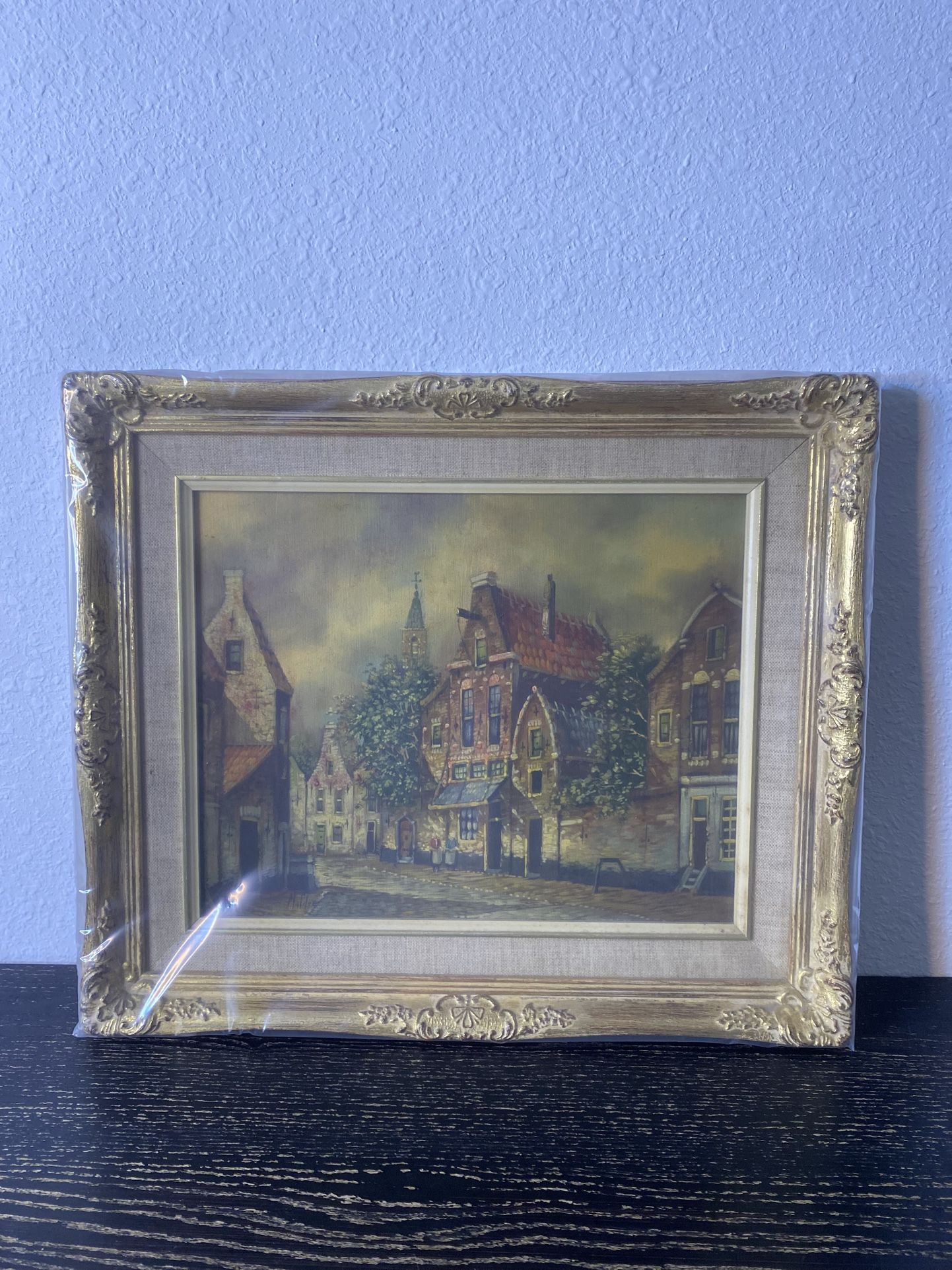 Small Town Street Signed by Mulsler