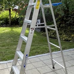 Werner Ladder. Aluminum. 6-ft. Rated 250-lbs Capacity. Great Condition!