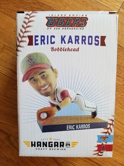 Dodgers 66ers stampede Eric karros bobblehead