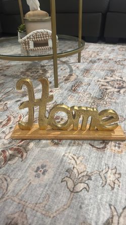 “Home” sign