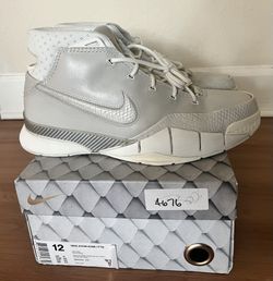 Nike KOBE 1 Black Mamba Collection Fade To Black Size 12 Only 1 Time Worn