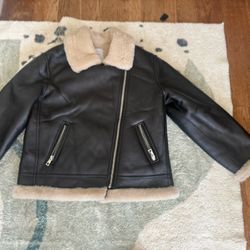 Mango Women's Oversized Faux Shearling-Lined Jacket