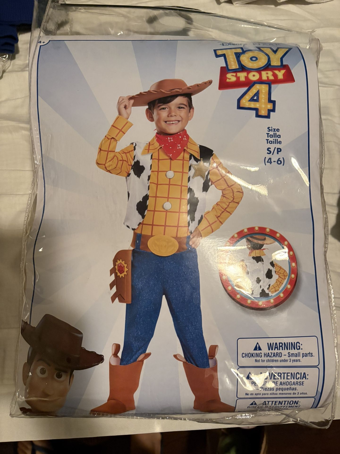Toy Story 4 Woody Costume, Age 4-6