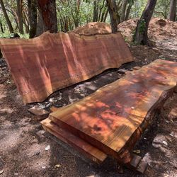 Redwood, Oak, Myrtlewood For Live Edge Dining Tables Etc. Coming South And I’ll Deliver FREE this Week