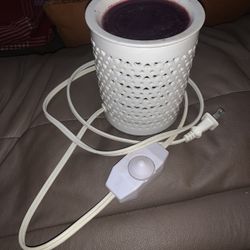 Unbranded Electric Elegant Ceramic White Wax Melter See Through 5” X 4” 