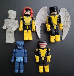 X-Men Minimates - First Class 5 Pack - Jean Grey, Angel, Cyclops, Ice Man, BEAST