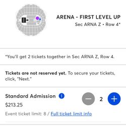 Brandy & Monica Tickets $250 Or Best Offer VIP