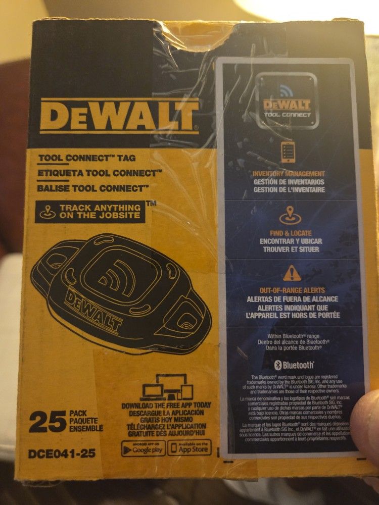 Dewalt Tool Connect Gateway and 50 Tags.