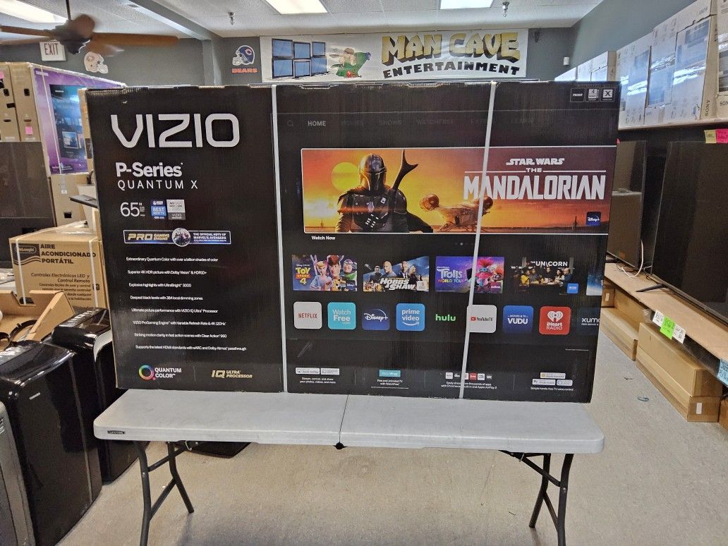 VIZIO 65 INCH P65QXH1 TOP RATED QLED 120HZ FULL ARRAY NEW IN BOX ONE YEAR WARRANTY IN STOCK - PAYMENT PLANS