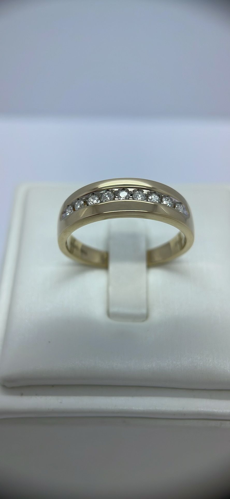 14 K Gold Diamond Ring.
