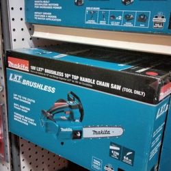 MAKITA 18V LXT BRUSHLESS 10" TOP HANDLE CHAIN SAW (TOOL ONLY)