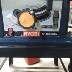 10" RYOBI TABLE SAW