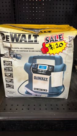 Dewalt air compressor,  jump starter power station