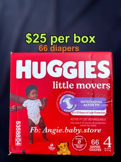 Huggies little movers size 4