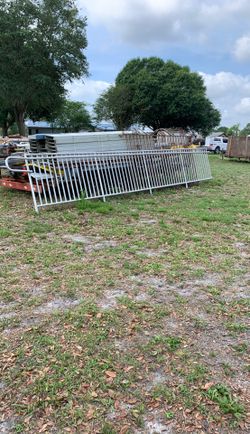 21’ x 42” aluminum hand rail