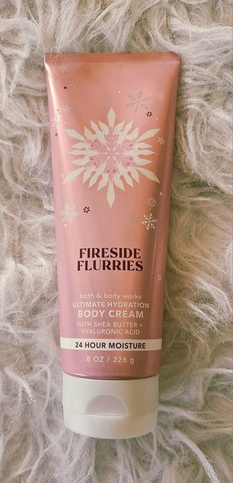 BATH & BODY WORKS FIRESIDE FLURRIES BODY CREAM
