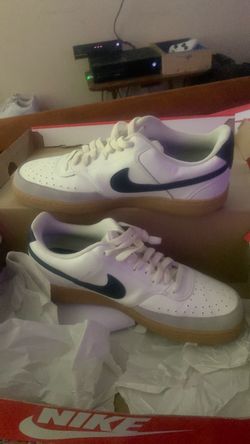 White Nike shoes