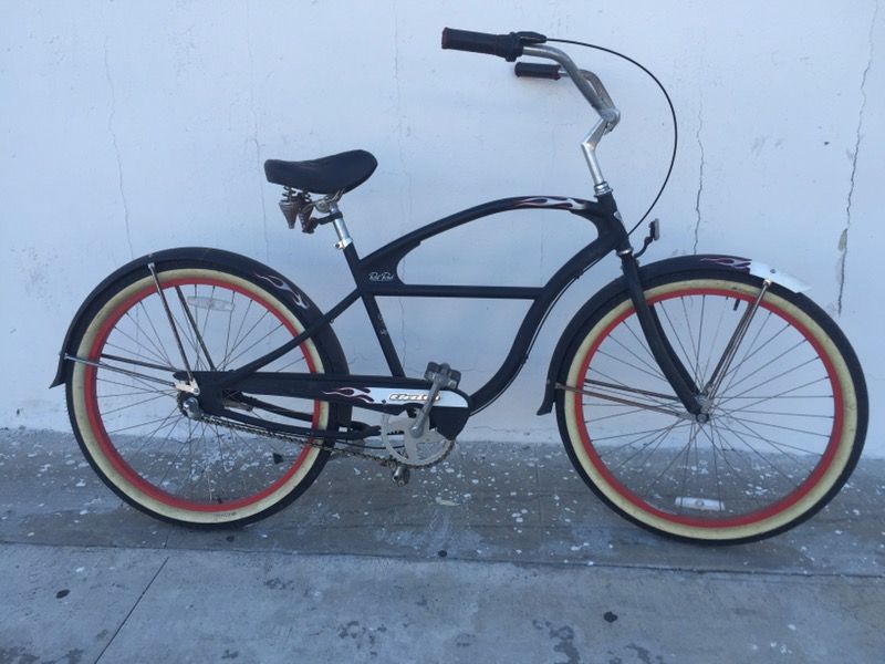 26" Electra Rat Rod 3i Bike 3 Speed Beach Cruiser Bike