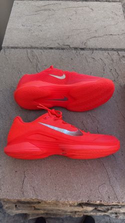 New Nike Zoom Vapor 12 HC PRM hard court tennis shoes bright crimson silver Women’s 10, Men’s 8.5