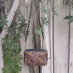Michael Kors Jet Set animal print Crossbody Purse