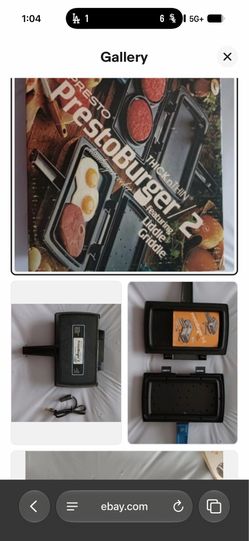 Presto Burger Griddle