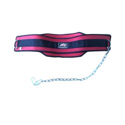 Weight lifting chain belt 