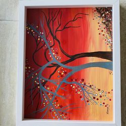 A Strong Beauty - Hand Painted Acrylic On Canvas 