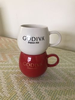 Godiva coffee Hot Cocoa Mug Set