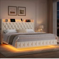Full size bed frame only