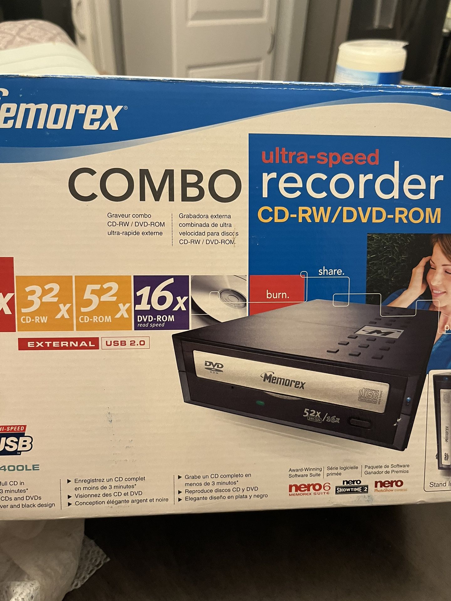 Combo Recorder DVD - CD RW - new In Box 