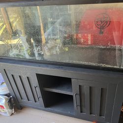 75 Gallon Fish Tank With Aquarium Stand And Filter