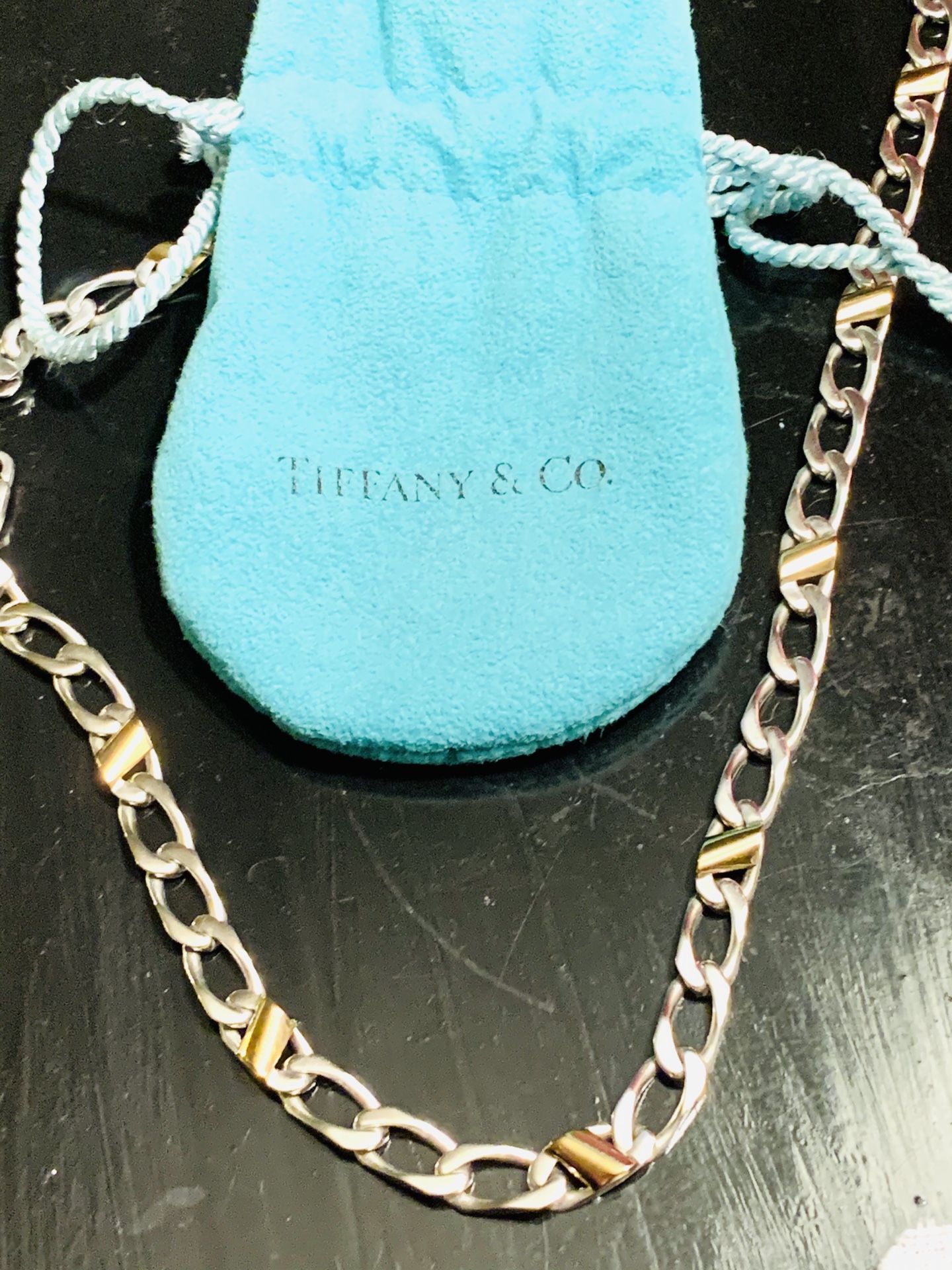 Tiffany&Co 18K and Sterling links.